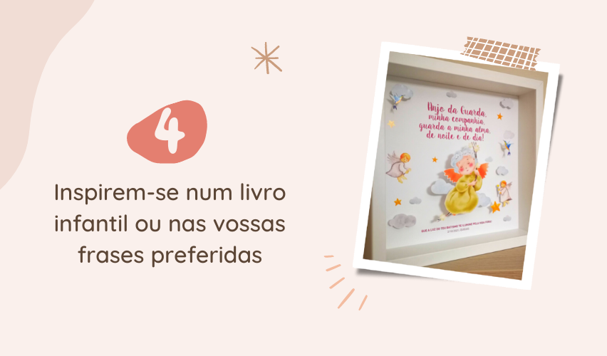 Frases para prenda criança