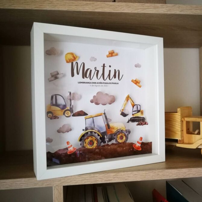 Quadro de Nascimento Tratores e Escavadoras