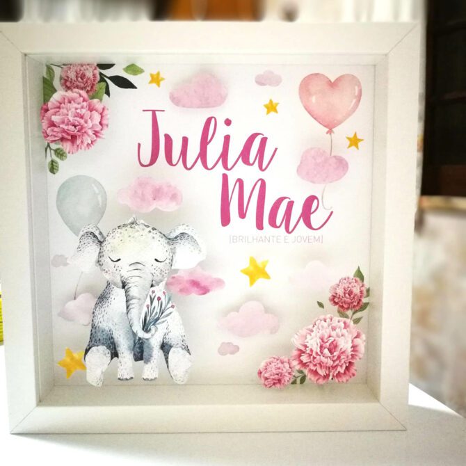 tema elefante decoração bebé