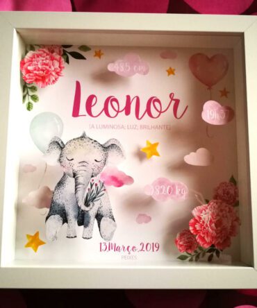 tema elefante decoração bebé