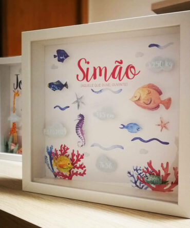 quadro de nascimento peixes