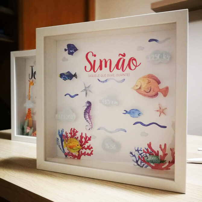 quadro de nascimento peixes