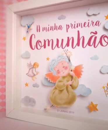 presente comunhão com anjo da guarda