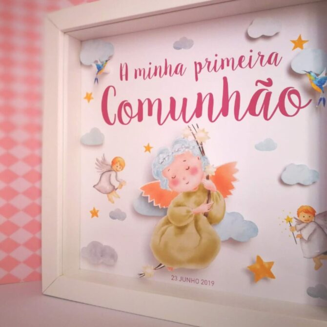 presente comunhão com anjo da guarda