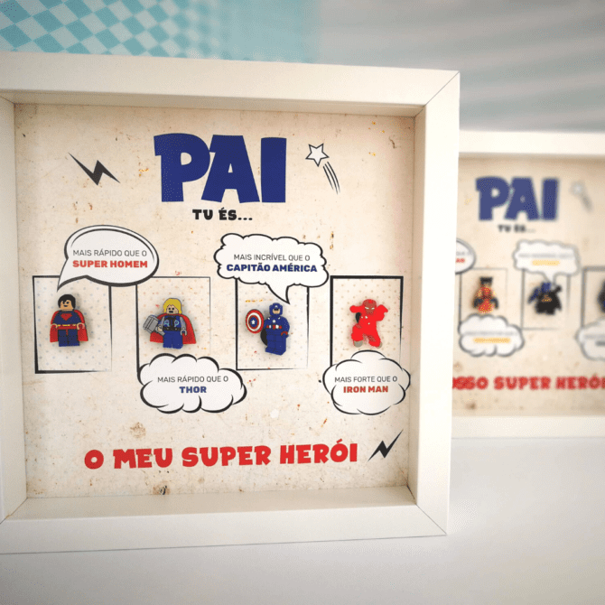 quadro super heróis opção 2