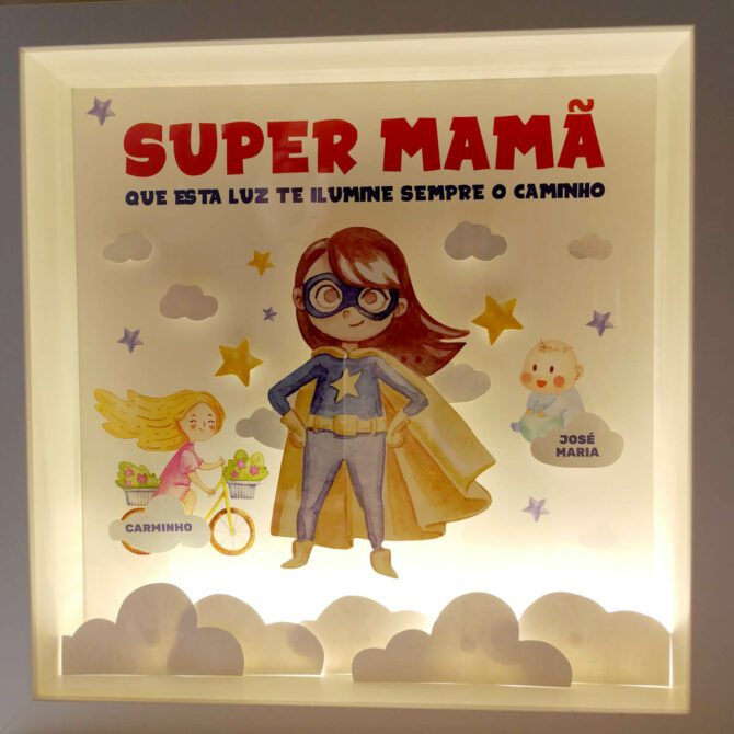 quadro super mãe