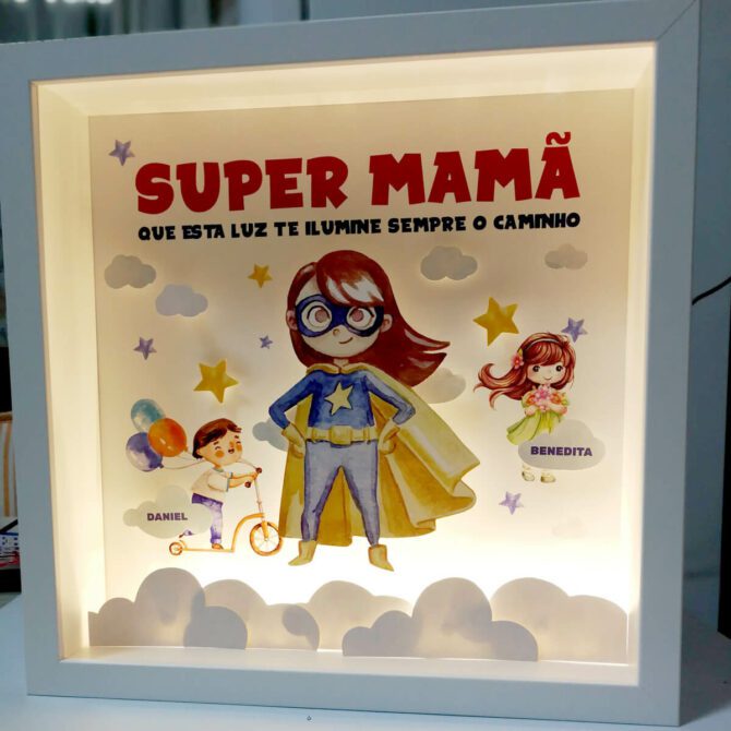 quadro super mãe