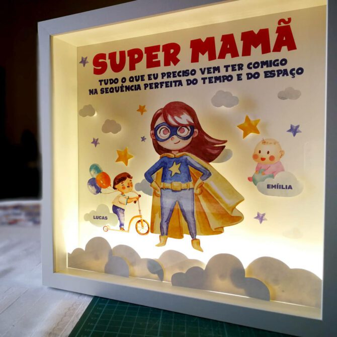 quadro super mãe