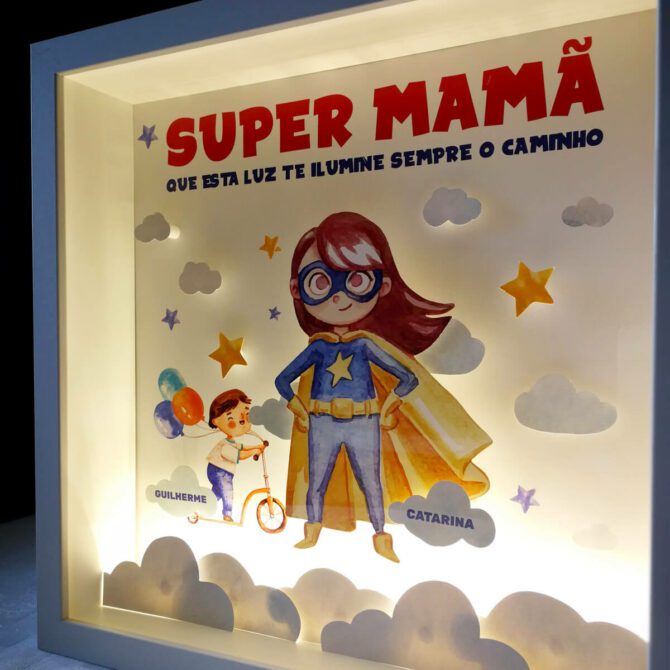 quadro super mãe