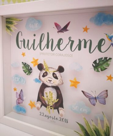Quadro de Nascimento O Grande Panda